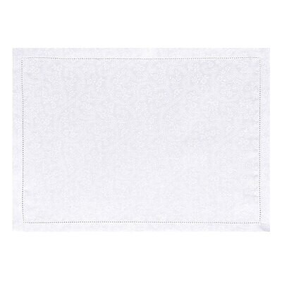 Le Jacquard Francais Portofino Fiori White Placemat 20 x 14 Inch 27366 Set of 4, MPN: 27366, 366026…