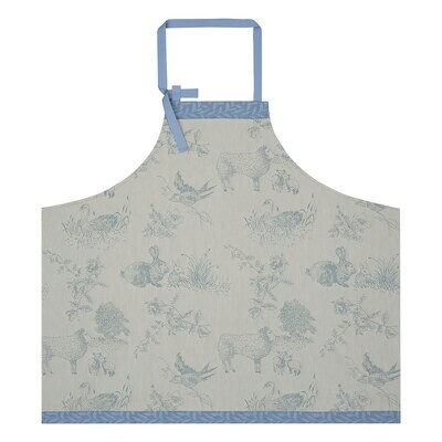 Le Jacquard Francais Apron Josephine Blue 100% Cotton 27114, MPN: 27114, 3660269271145
