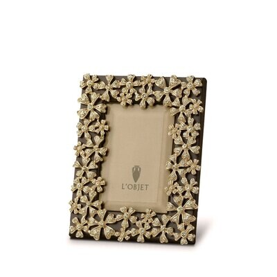 L&#39;Objet Garland 2 x 3 Inch Gold with Yellow Crystals Picture Frame, MPN: F7001XS, 878365009002