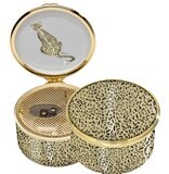 Halcyon Days Leopard Musical Enamel Box ENTRA0151MG, MPN: ENTRA0151MG,