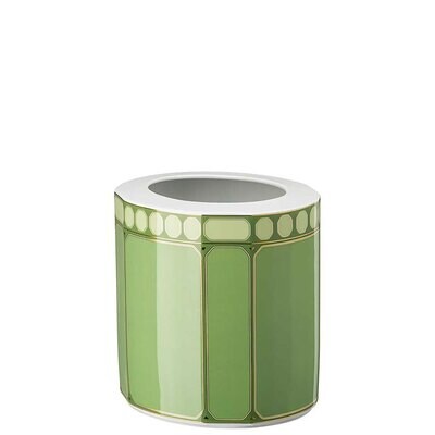 Rosenthal Swarovski Signum Vase 6 1/2 Inch Fern Green 10570-426349-26017, MPN: 10570-426349-26017, …