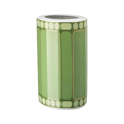 Rosenthal Swarovski Signum Vase 10 1/2 Inch Fern Green 10570-426349-26027, MPN: 10570-426349-26027,…