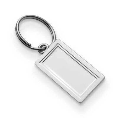 Empire Rectangular Key Ring Sterling Silver GM19824, MPN: GM19824, 781642015637