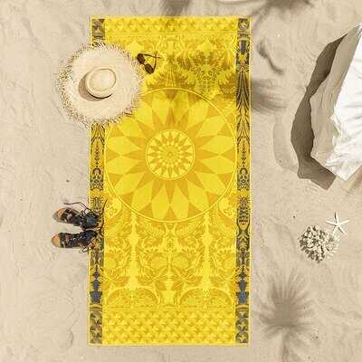 Le Jacquard Francais Soleil Yellow Beach Towel 39 x 79 Inch 28862, MPN: 28862, 3660269288624