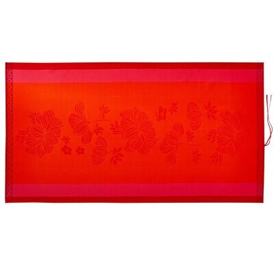 Le Jacquard Francais Monoi Red Beach Towel 39 x 79 Inch 28787, MPN: 28787, 3660269287870