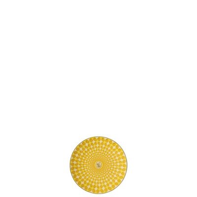 Rosenthal Swarovski Signum Plate 4 Inch Jonquil Yellow 11280-426352-10850, MPN: 11280-426352-10850,…