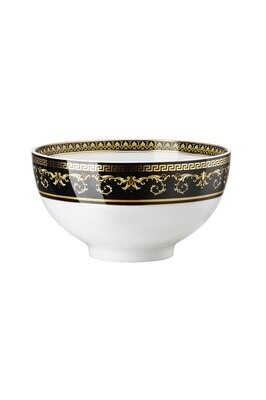 Versace Virtus Gala Black Soup Bowl, MPN: 14613-403729-15383, 790955137806