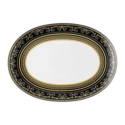 Versace Virtus Gala Black Platter 15 Inch, MPN: 19335-403729-12738, 790955188280