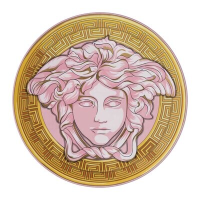 Versace Medusa Amplified Pink Coin Service Plate 13 Inch, MPN: 19335-403759-10263, 790955188778