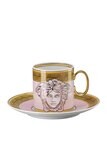 Versace Medusa Amplified Pink Coin Coffee Cup &amp; Saucer 6 Inch, MPN: 19335-403759-14740, 790955188815