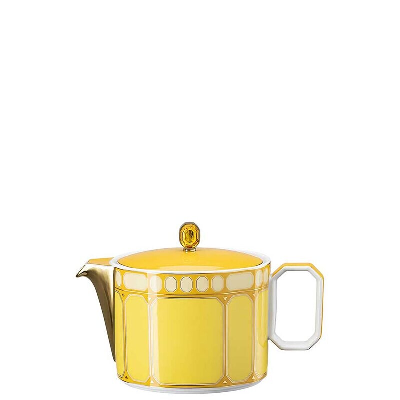Rosenthal Swarovski Signum Tea Pot Small 25 oz Jonquil Yellow 10570-426352-14220