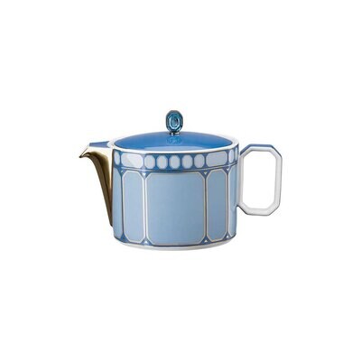 Rosenthal Swarovski Signum Tea Pot Small 25 oz Azure Blue 10570-426351-14220, MPN: 10570-426351-142…