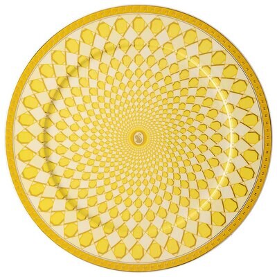 Rosenthal Swarovski Signum Service Plate 13 Inch Jonquil Yellow 10450-426352-10263, MPN: 10450-4263…