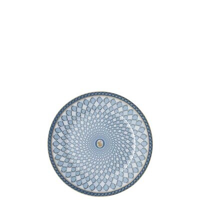 Rosenthal Swarovski Signum Bread &amp; Butter Plate 7 Inch Azure Blue 19850-426351-10218, MPN: 19850-42…