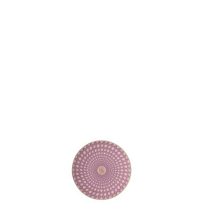 Rosenthal Swarovski Signum Plate 4 Inch Rose Pink 11280-426350-10850, MPN: 11280-426350-10850, 7909…