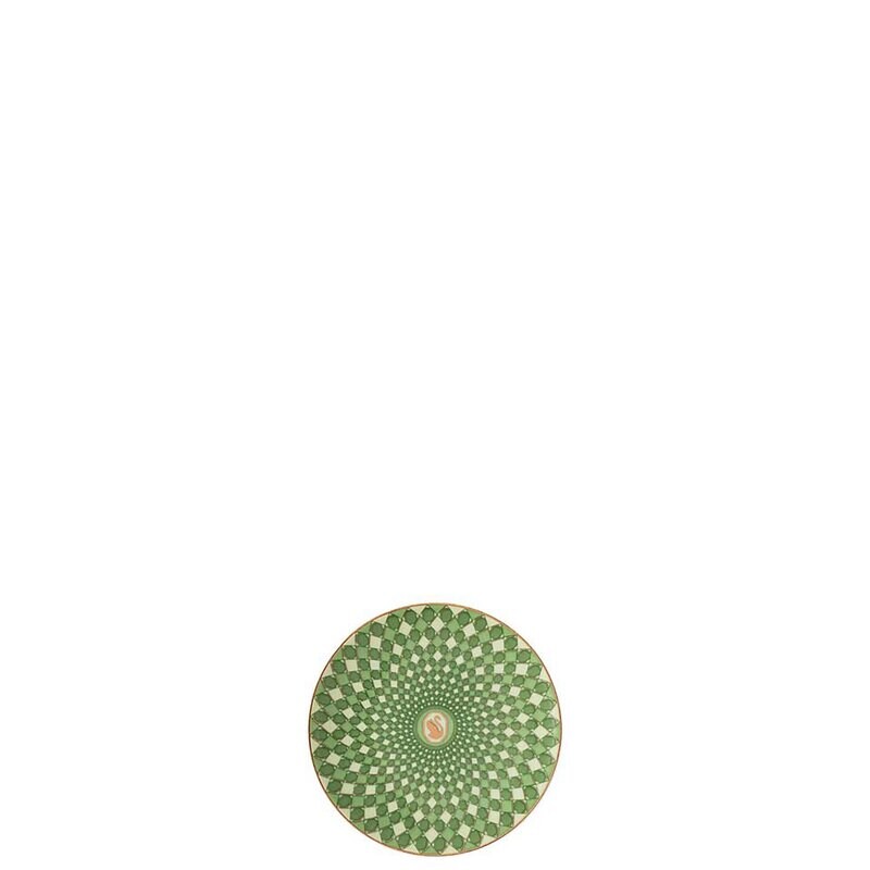 Rosenthal Swarovski Signum Plate 4 Inch Fern Green 11280-426349-10850, MPN: 11280-426349-10850, 790…