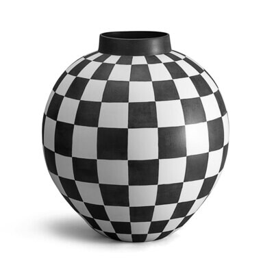 L&#39;Objet Damier Check Vase x-Large 16 Inch DM103, MPN: DM103, 810009645207