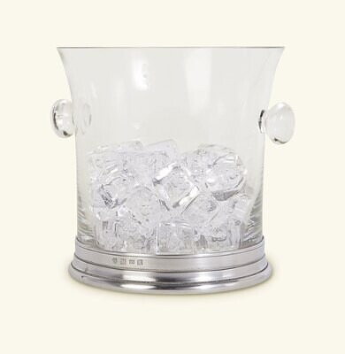 Match Pewter Crystal Ice Bucket with Handles 1385, MPN: 1385,