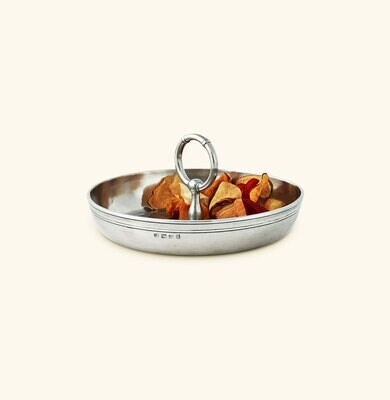Match Pewter Festa Dish with Handle 1374, MPN: 1374,