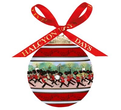 Halcyon Days TR Marching Down the Mall 3&quot; Bauble Ornament BCTMM01XBN, MPN: BCTMM01XBN,