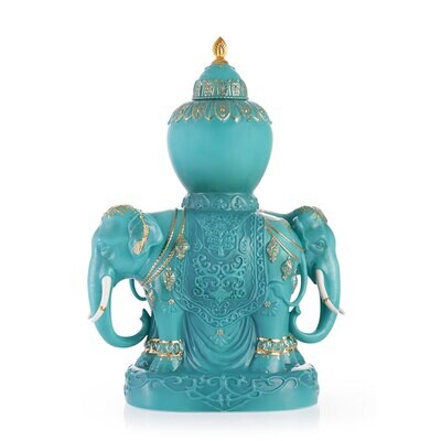 Franz Porcelain Elephants With Treasure Vessel Design Sculptured Porcelain Covered Box Figurine Wit…