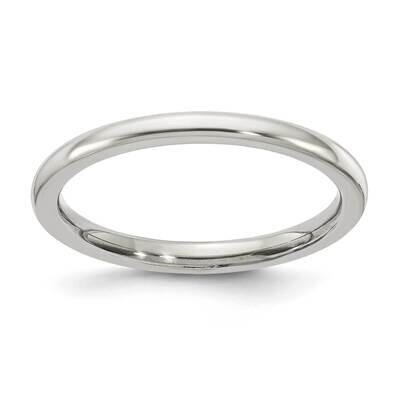 Edward Mirell Domed 2mm Polished Band Tatanium EMR151-2MM by Edward Mirell, MPN: EMR151-2MM,