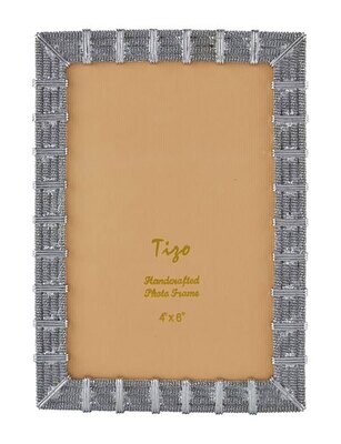 Tizo Bi-Meshy Jewel-tone Photo Picture Frame Silver 8 X 10 RS1715SL80, MPN: RS1715SL80,