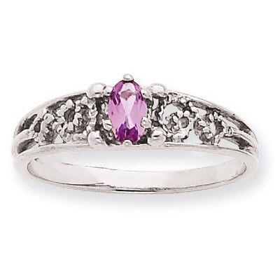 1 Birthstone Family Ring 14k White Gold XMRW52/1, MPN: XMRW52/1, 191101540943
