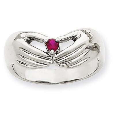 1 Birthstone Family Ring 14k White Gold XMRW51/1, MPN: XMRW51/1, 191101540875