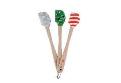 Mauviel Set of 3 Minis Christmas Spatulas 20 x 2,6cm T80.9925