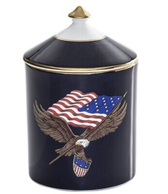 Halcyon Days Star Spangled Banner Jasmine Lidded Candle BCSSB11LCG, MPN: BCSSB11LCG,