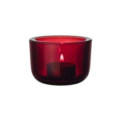 iittala Valkea Tealight Candleholder Cranberry, MPN: 1027712, 6411923665780