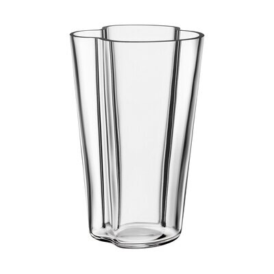 iittala Aalto Vase 8.75 Inch Clear, MPN: 1024738, 6411923660006