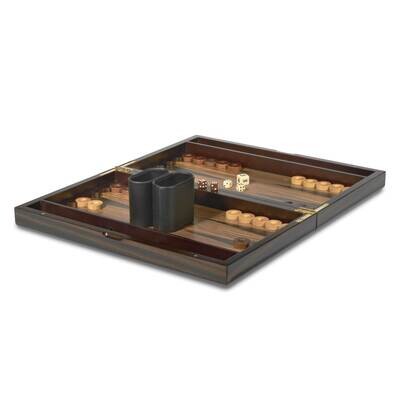 Ebony Finish Wood Backgammon Set GM20023, MPN: GM20023,