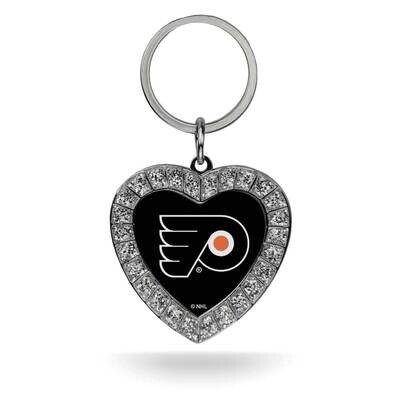 NHL Philadelphia Flyers Rhinestone Heart Key Ring GC7980, MPN: GC7980, 94746940478