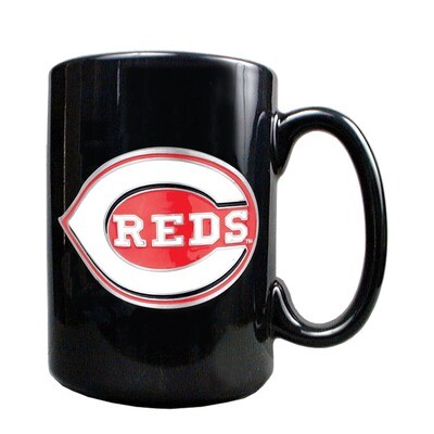 Cincinnati Reds 15oz Black Ceramic Mug GC786, MPN: GC786, 89006567786