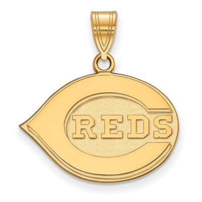 Cincinnati Reds Medium Pendant 10k Yellow Gold 1Y003RDS, MPN: 1Y003RDS, 886774799704