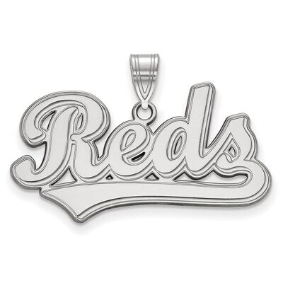 Cincinnati Reds Large Pendant 10k White Gold 1W025RDS, MPN: 1W025RDS, 886774784038