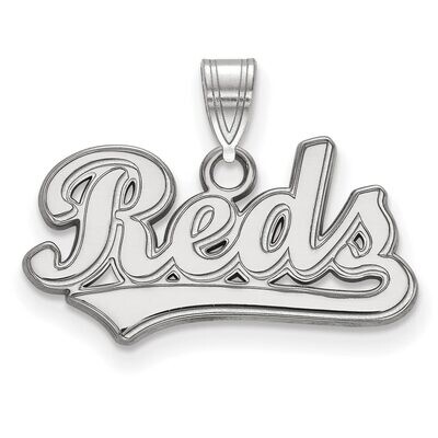 Cincinnati Reds Small Pendant 14k White Gold 4W024RDS, MPN: 4W024RDS, 886774844015