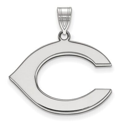 Cincinnati Reds Large Pendant 10k White Gold 1W016RDS, MPN: 1W016RDS, 886774781082