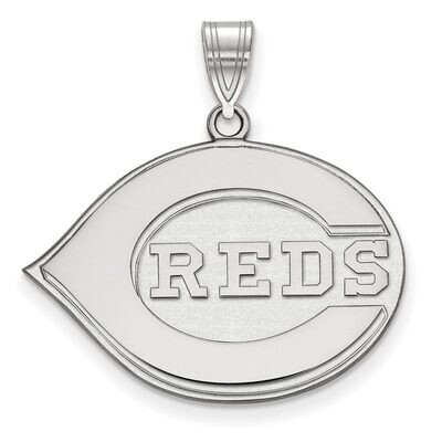Cincinnati Reds Large Pendant 10k White Gold 1W004RDS, MPN: 1W004RDS, 886774772424