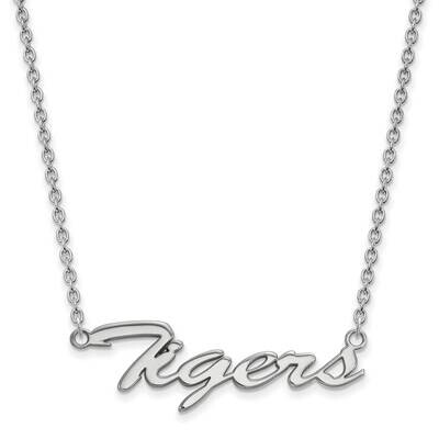 Clemson University Script Necklace 10k White Gold 1W043CU-18, MPN: 1W043CU-18, 191101121074