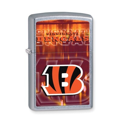 Zippo Cincinnati Bengals High Polish Chrome Lighter GL6563, MPN: GL6563, 191693108903