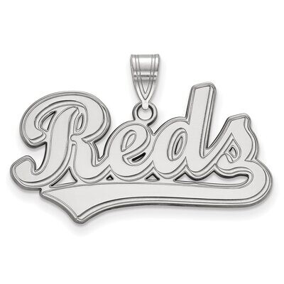 Cincinnati Reds Large Pendant Sterling Silver SS025RDS, MPN: SS025RDS, 886774629759