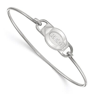 Cincinnati Reds Small Ctr Wire Bangle Sterling Silver SS011RDS-7, MPN: SS011RDS-7, 886774626390