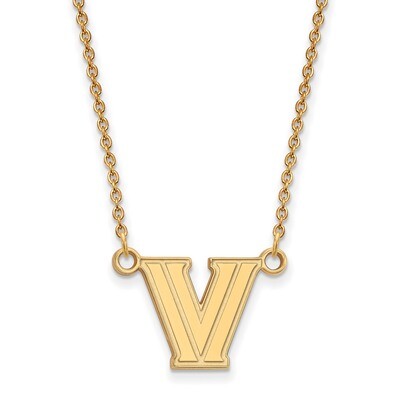 Villanova University Small Pendant with Necklace 10k Yellow Gold 1Y008VIL-18, MPN: 1Y008VIL-18, 886…
