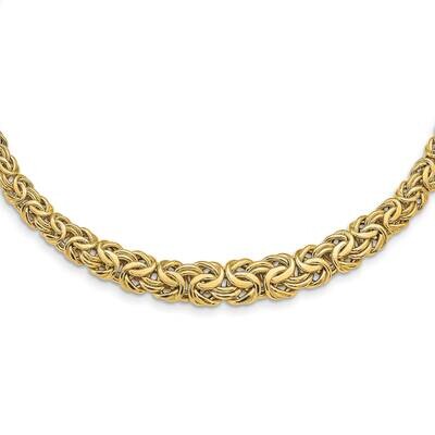 Graduated Byzantine Necklace 17.25 Inch 14k Gold SF2813-17.25, MPN: SF2813-17.25, 883957929163