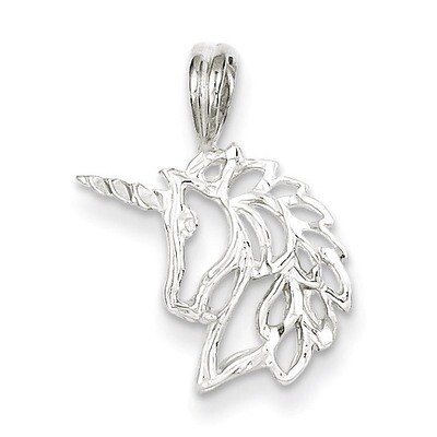 Unicorn Charm Sterling Silver QC921, MPN: QC921, 883957917955