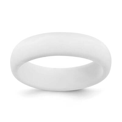 White 5.7mm Band Silicone SL100-WT-10, MPN: SL100-WT,