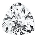 Cubic Zirconia White 4mm Trillion A Quality Gemstone CZ-0400-TRF-WH-A, MPN: CZ-0400-TRF-WH-A,